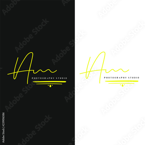 photographer logo, photography studio, minimalist, business logo, gold logo, typography logo