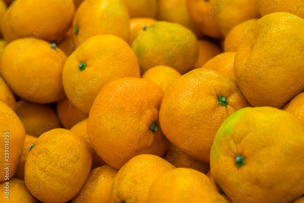 Tangerines fruit oranges background. market healthy fresh. sweet juicy