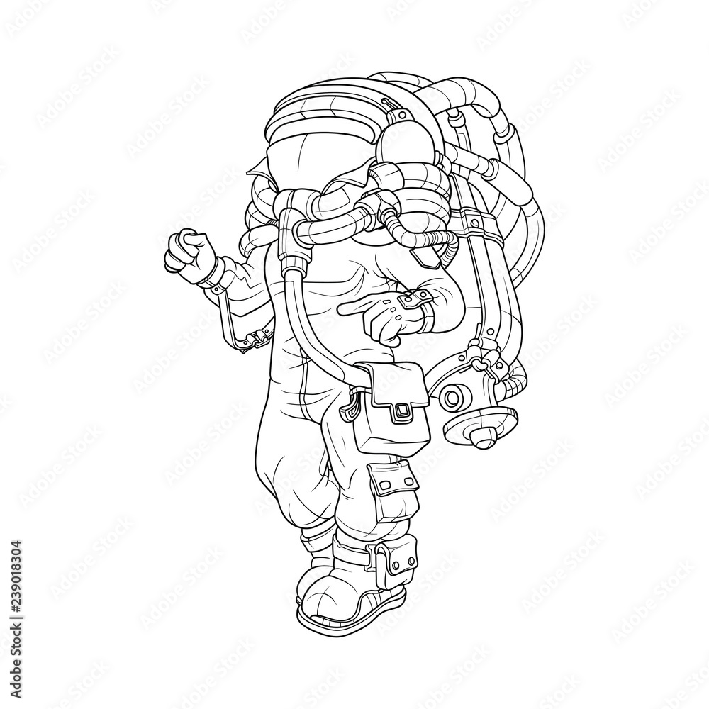 Fototapeta premium Space suit for going into space