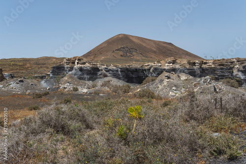 Canary islands lanzarote desort landscape outdoor photo