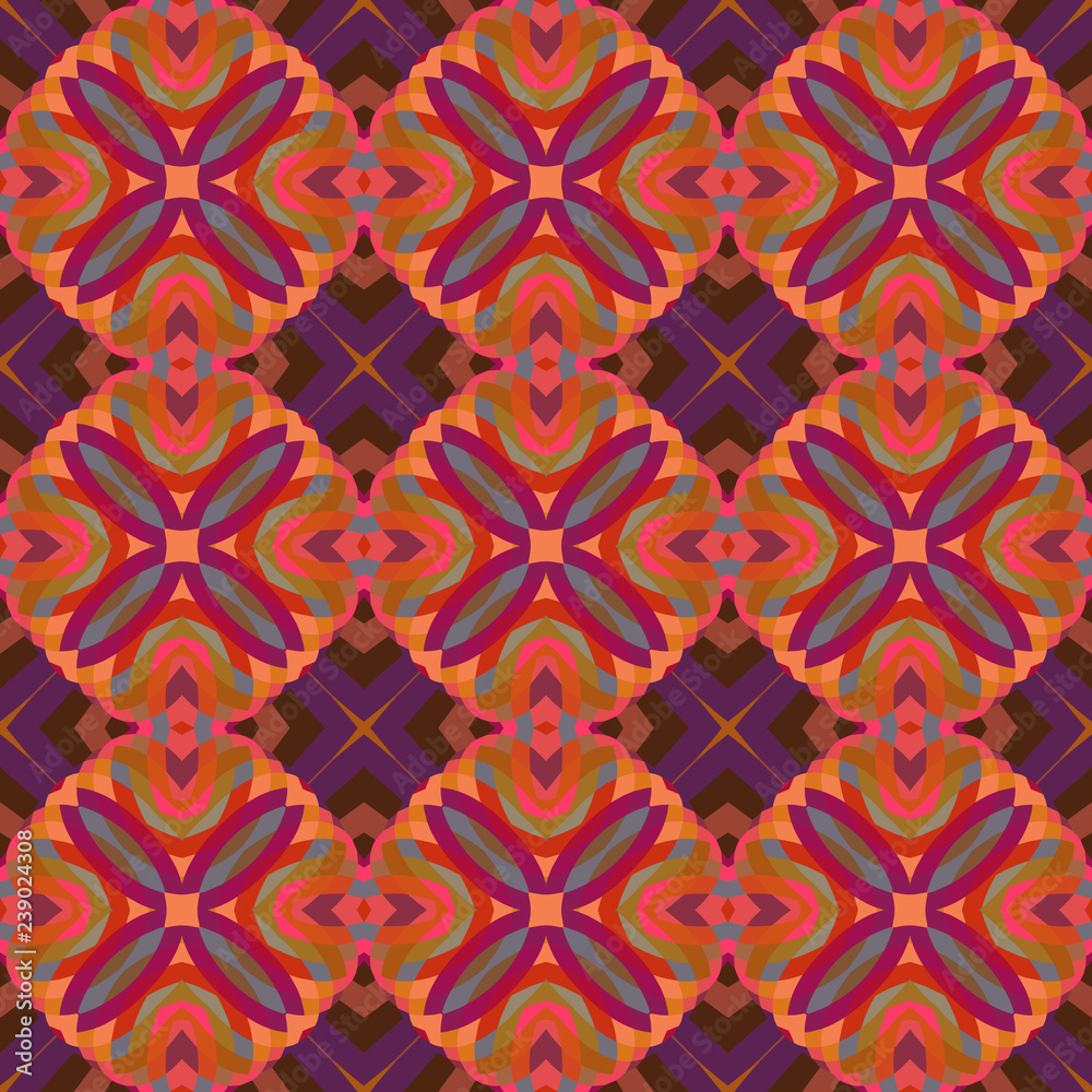 Seamless mosaic pattern. Geometric background. Vector Illustration Seamless mosaic pattern. Geometric background. Vector Illustration