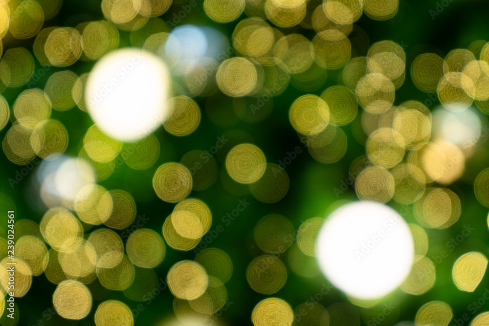 Obraz premium Light on the christmas tree.