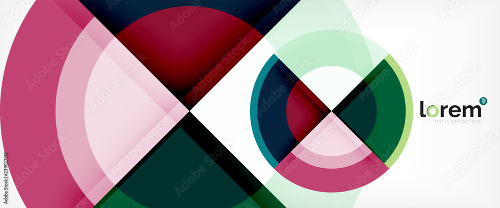 Multicolored round shapes abstract background Multicolored round shapes abstract background