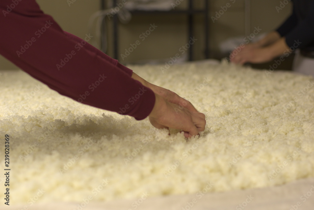 Εκτύπωση καμβά 酒造り・切返し（Sake making）