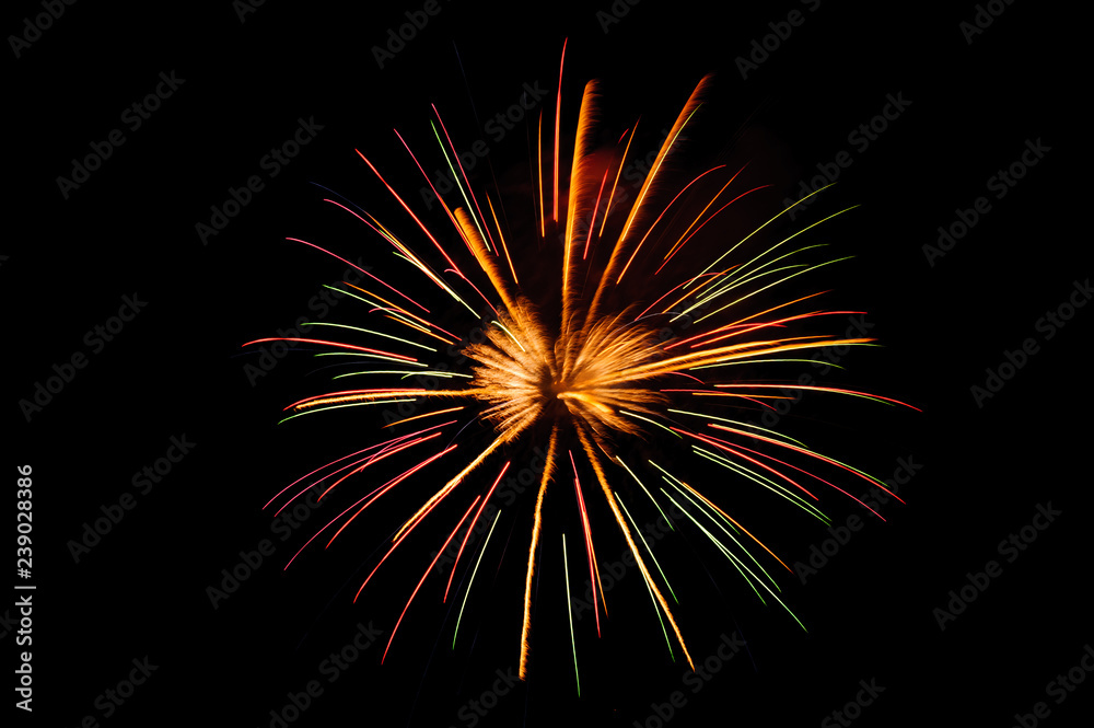 Fireworks in the night sky Fireworks in the night sky