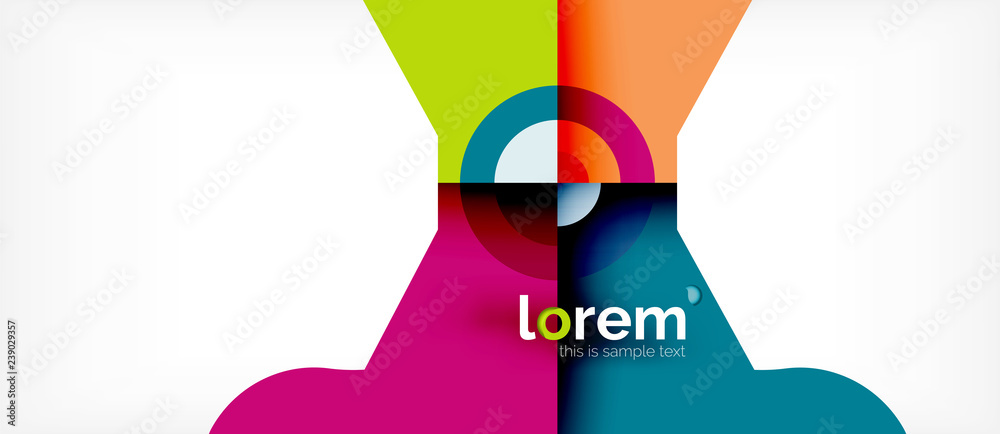 Geometric colorful shapes composition abstract background. Minimal dynamic design Geometric colorful shapes composition abstract background. Minimal dynamic design
