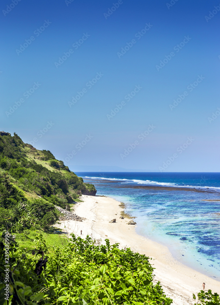 Pantai Pandawa beach on Bali island