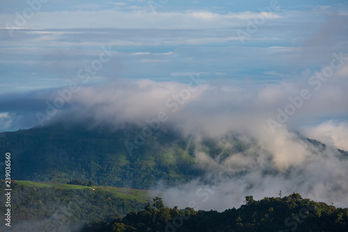 clouds over mountains © iSomboon