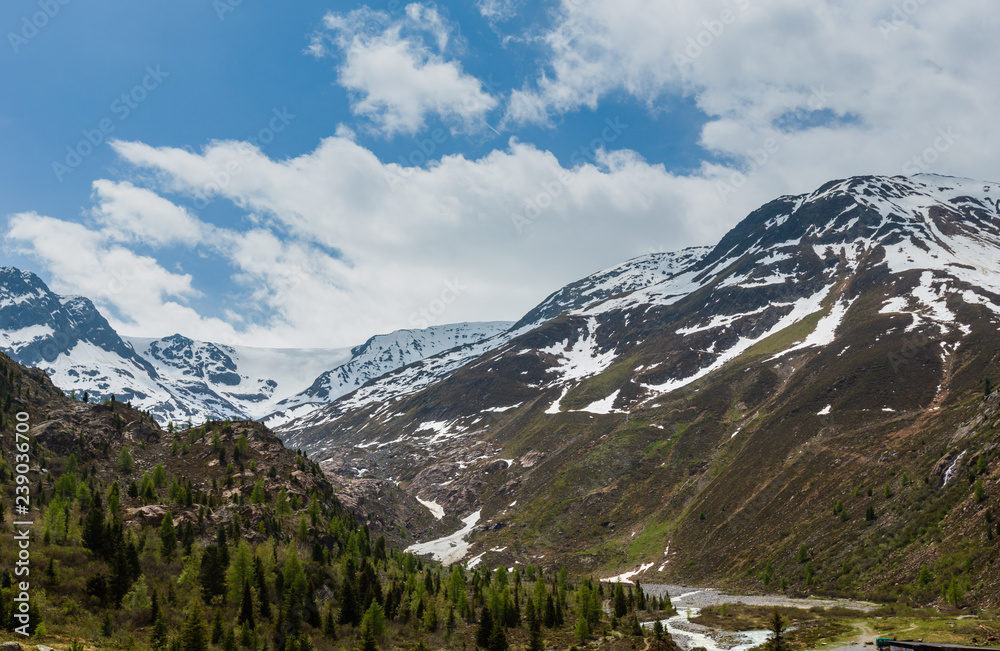 Kaunertal Gletscher view (Austria)