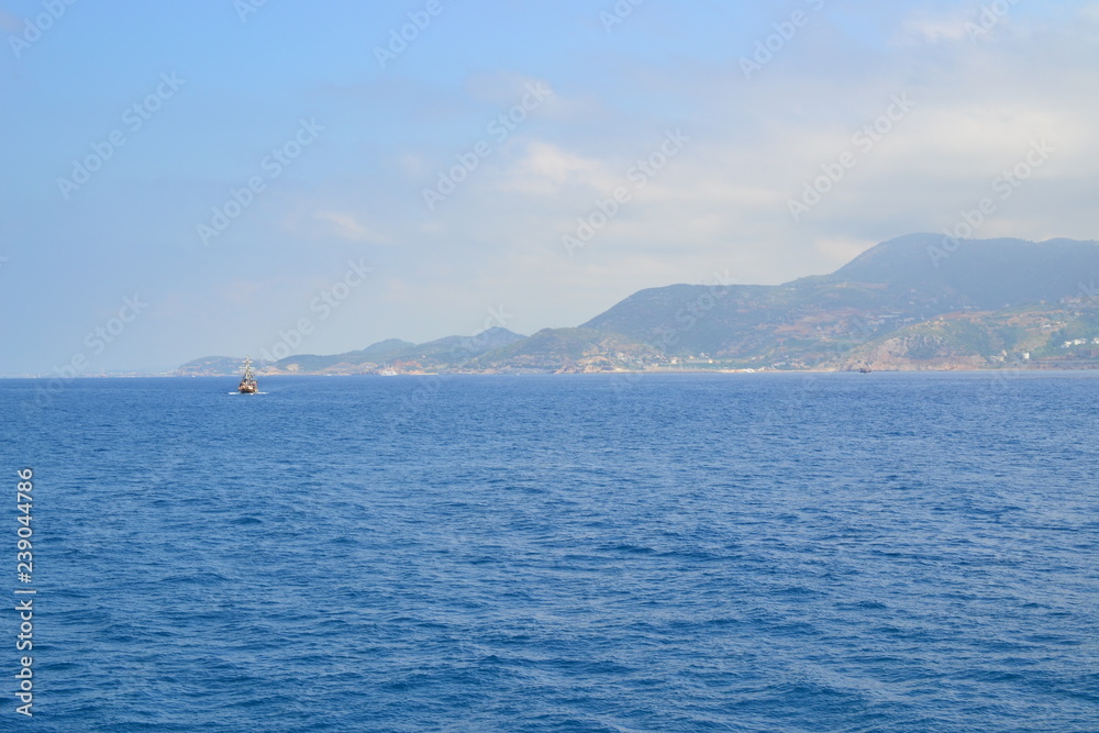 Seascape Mediterranean in Turkey