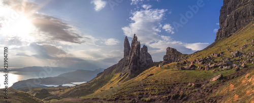 The Old Man Of Storr on the Isle of Skye during sunrise