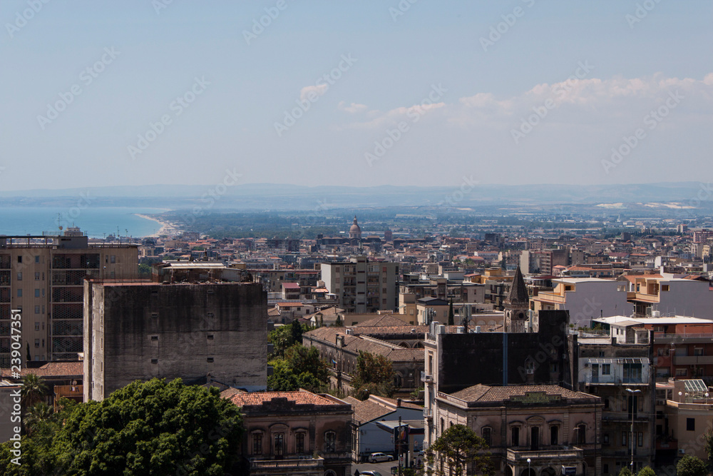 Catania panoramic view