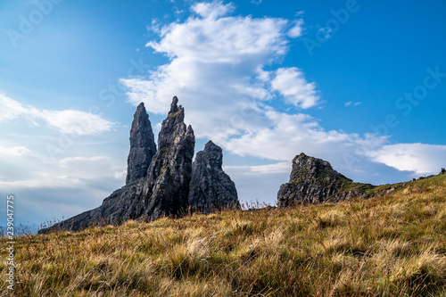 The Old Man Of Storr on the Isle of Skye during sunrise