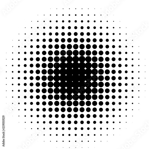 Comic background. Pop art style. Pattern with circles Radiating from the center starburst, sun burst rays,