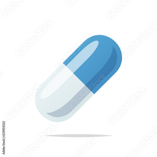 Medicine pill vector isolated photo