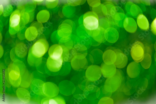 Colorful Abstract Ultra Green bokeh background. 2019