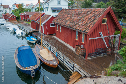 swedish fishing village of Grundsundet  swedish westcoast  Kattegat  Baltic sea