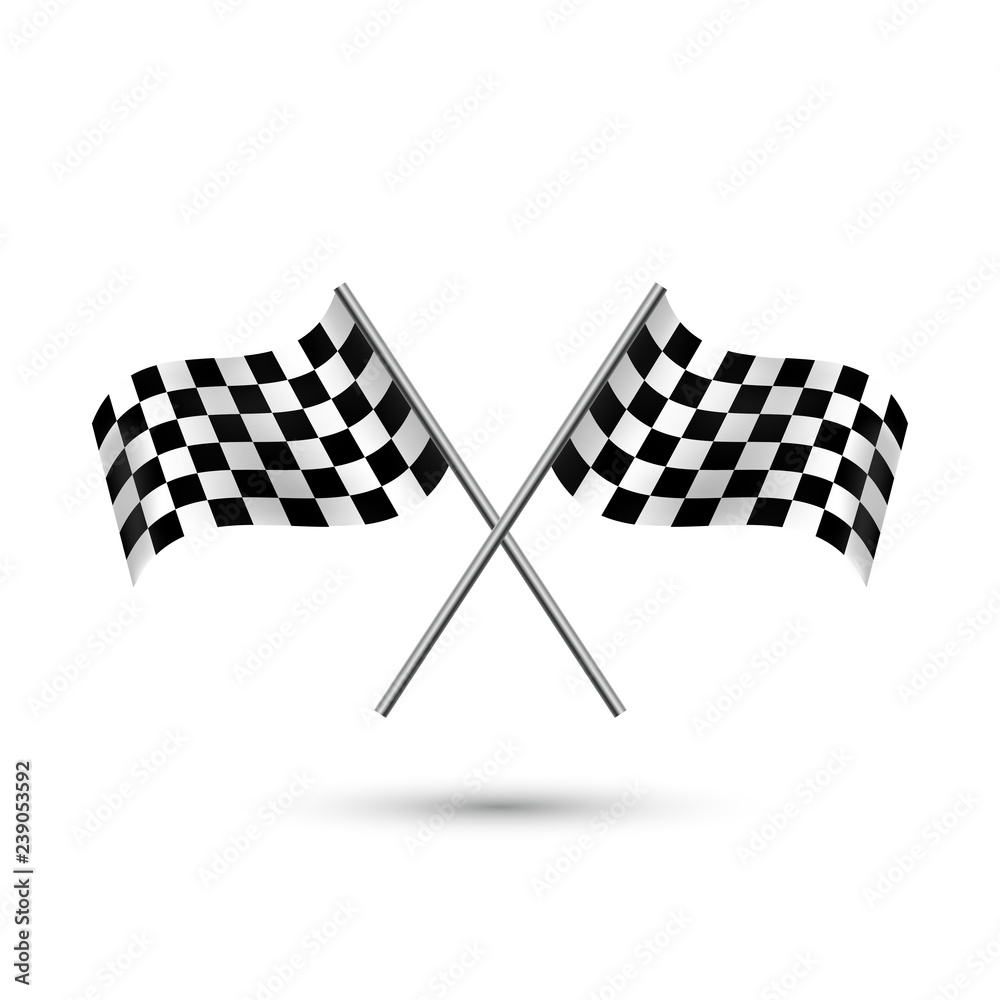Fototapeta premium racing flags