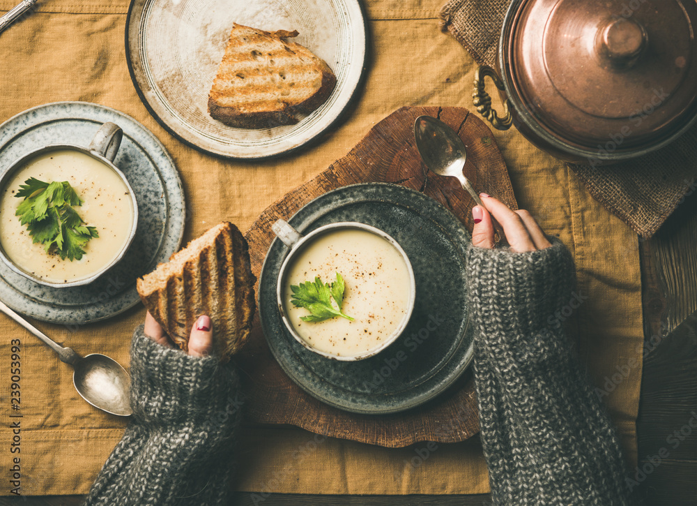 Fotografie Autumn, Winter home dinner
