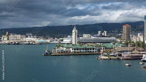 view of port in Hawaii