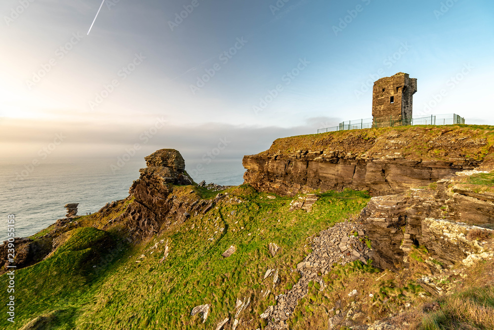 Napoleonic Watchtower at Cliffs of Moher