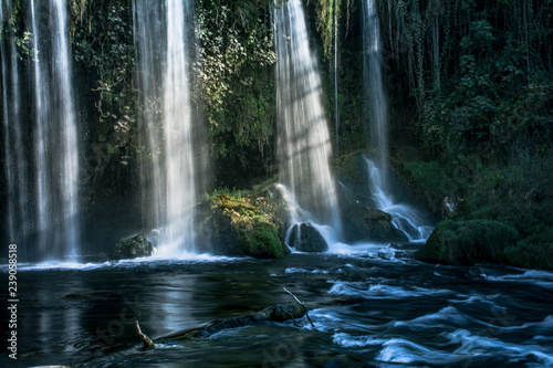 Fototapeta Naklejka Na Ścianę i Meble -  Famous Kursunlu Waterfalls in Antalya Turkey