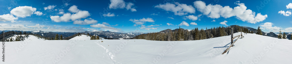 Winter snowy Carpathian mountains, Ukraine Winter snowy Carpathian mountains, Ukraine