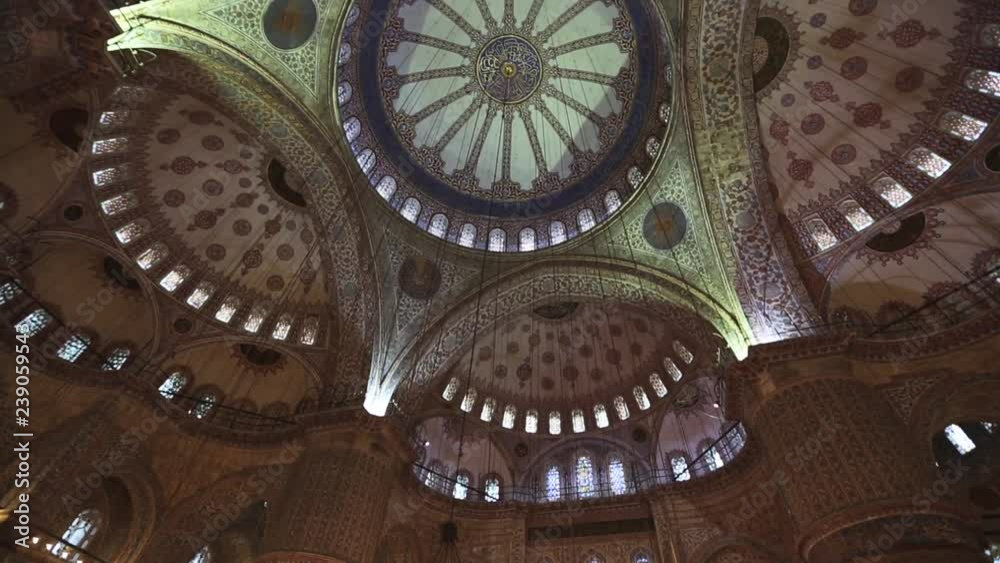 custom made wallpaper toronto digitalBlue Mosque in Istanbul, interior view
