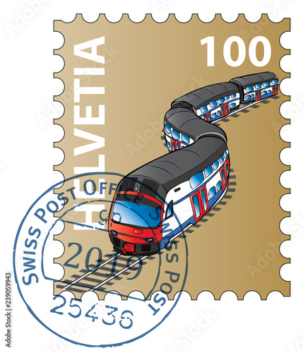 Swiss stamp collection: Transportation