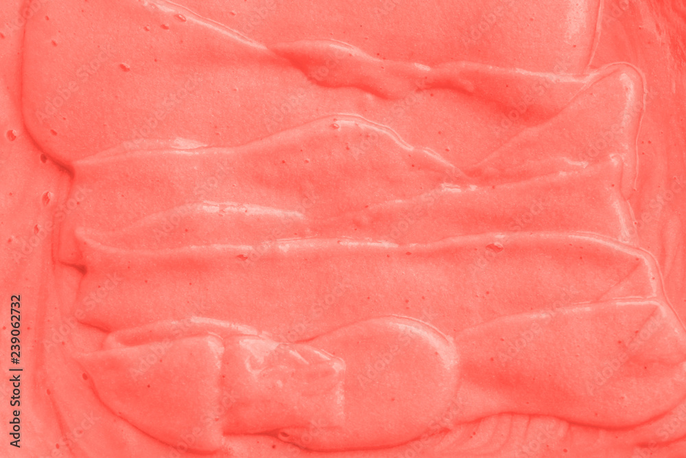 Cosmetic texture of purifying exfoliating scrub for face and body Cosmetic texture of purifying exfoliating scrub for face and body