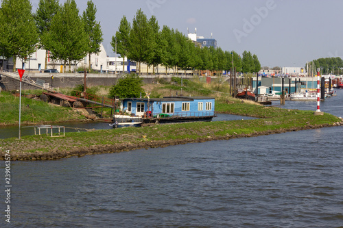 Houseboat in Arnhem, Netherlands