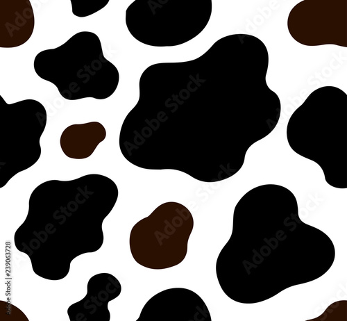 cow texture pattern repeated seamless brown black and white animal print spot skin fur 