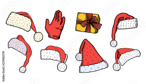 The hand of Santa Claus