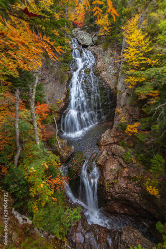 Crystal Cascade in Autumn