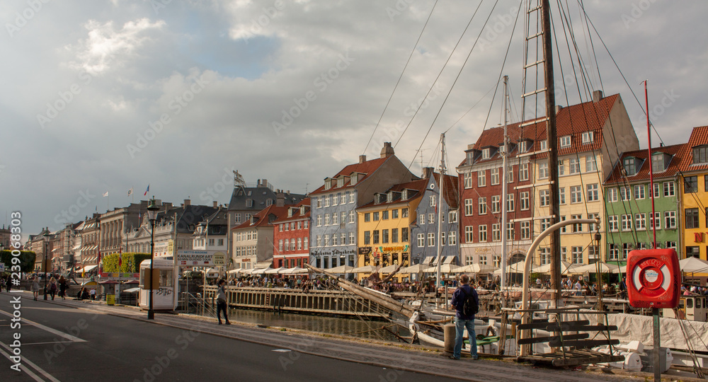 View of Copenhagen at the Sea