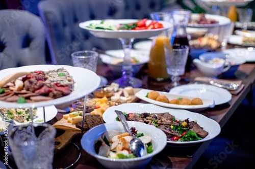 food in restaurant