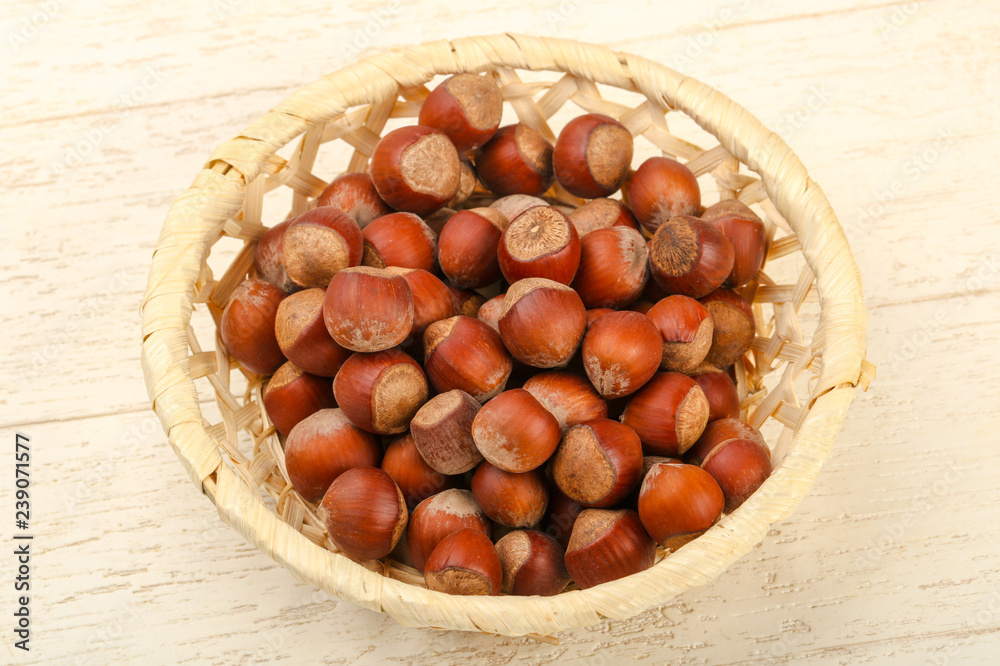 Hazelnut heap Hazelnut heap