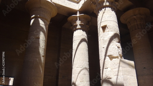 Fototapeta Aswan, Assuan, Świątynia Izydy, Wyspa File