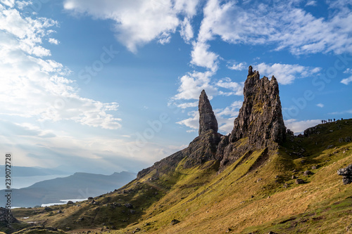 The Old Man Of Storr on the Isle of Skye during sunrise