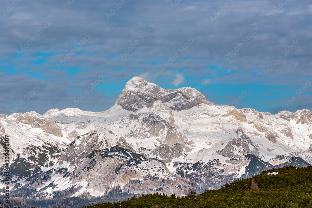 Triglav peak in the Julian Alps