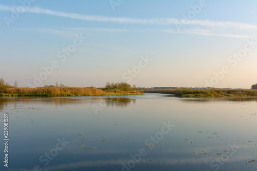 Sunrise over the river