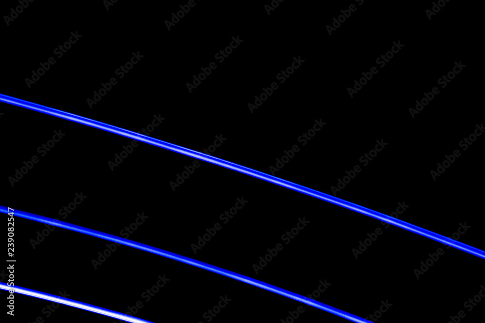 blue curved diagonal