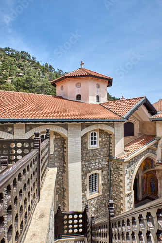 Cyprus. Troodos. Monastery Kykkos. Katholikon - the main monastic church photo