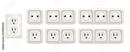 electrical outlet set