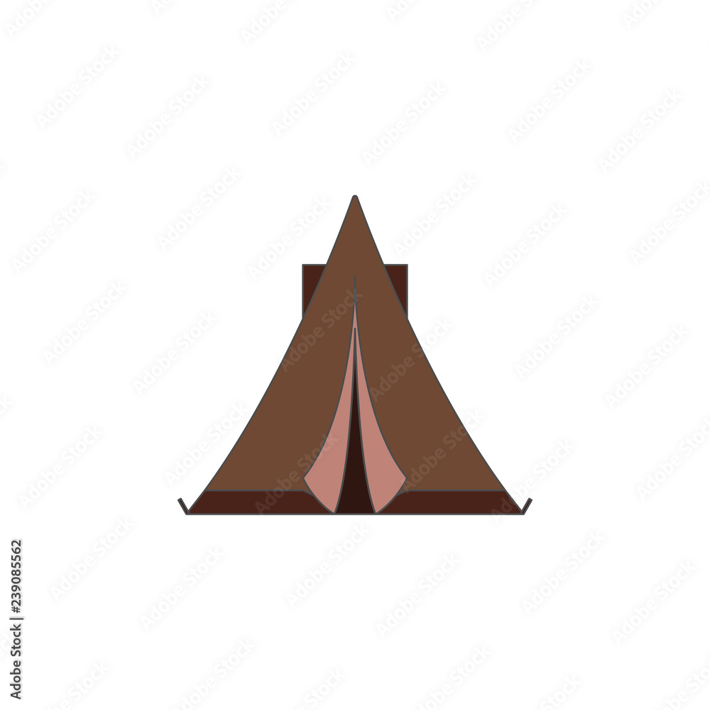 tent color icon tent color icon