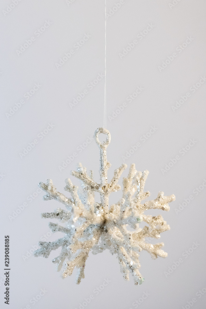 Fototapeta premium White Christmas Star