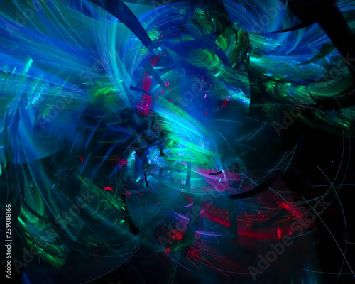 abstract digital fractal, fantasy design, disco, party