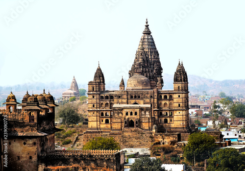 Photography Chaturbhuj Temple in Orcha, India