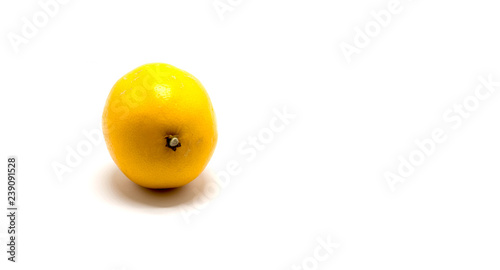 lemon isolated on white background