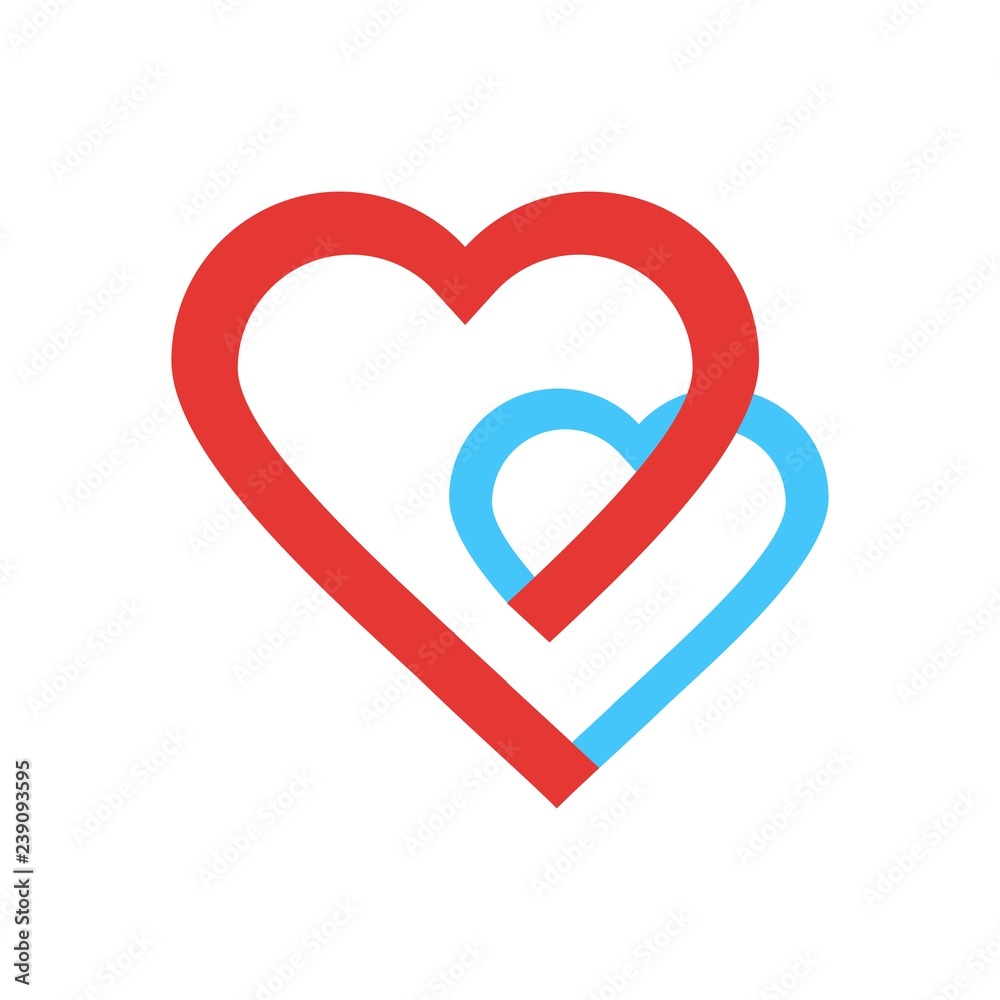 Sketch designed loves heart. Graphic red hearts love vector.couple romantic love heart. - Vector Sketch designed loves heart. Graphic red hearts love vector.couple romantic love heart. - Vector